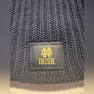 Notre Dame Fighting Irish Knit Beanie Hat! LOVE YOUR MELON. Navy & gold